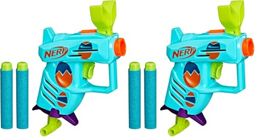 Nerf Elite 2.0 Easter Egg Hunt Blaster, 2 Nerf Elite Darts, Pull to Prime, Spring Toy Foam Blaster for 8 Year Old Boys & Girls (Pack of 2) | Amazon (US)