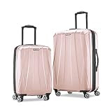 Samsonite Centric 2 Hardside Expandable Luggage with Spinner Wheels, Blossom Pink, 2-Piece Set (20/2 | Amazon (US)