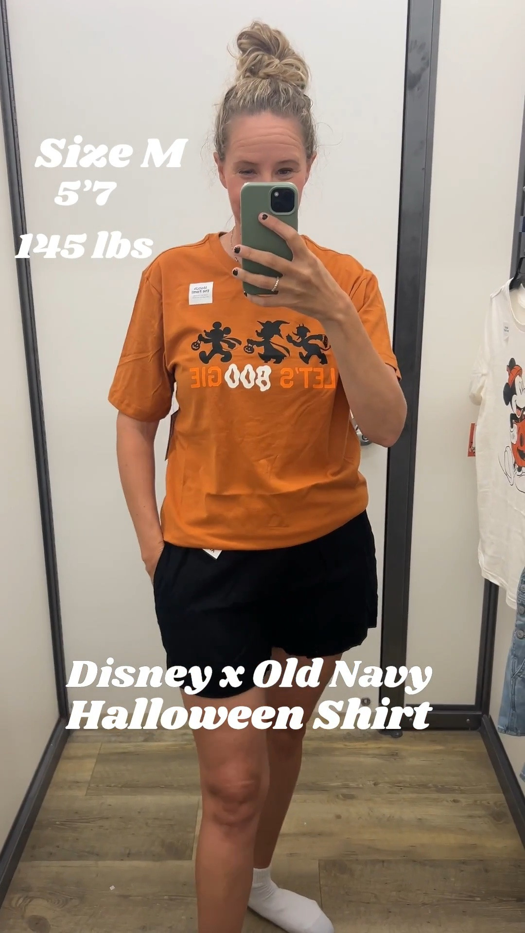This Mickey Halloween tee from Old Navy was an immediate yes. 🎃 Super cute for a casual Disney Halloween outfit, a park day, or just wearing all spooky season. Paired it with easy black shorts for a simple fall Disney look!

#LTKSeasonal #LTKmomlife #LTKTravel
