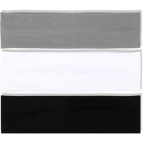 Yoga Headbands for Women, Non Slip Elastic Sweat Hairbands, Solid Color Head Accessories Headscar... | Amazon (US)