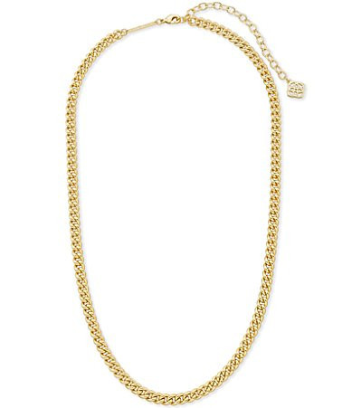 Kendra Scott Ace Chain Necklace - Gold | Dillard's