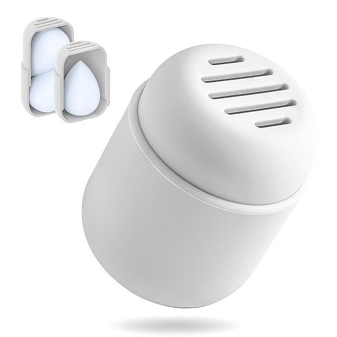 BEZOX Makeup Sponge Holder, Beauty Sponges Case for Travel, Make-up Face Blender Silicone Contain... | Amazon (US)