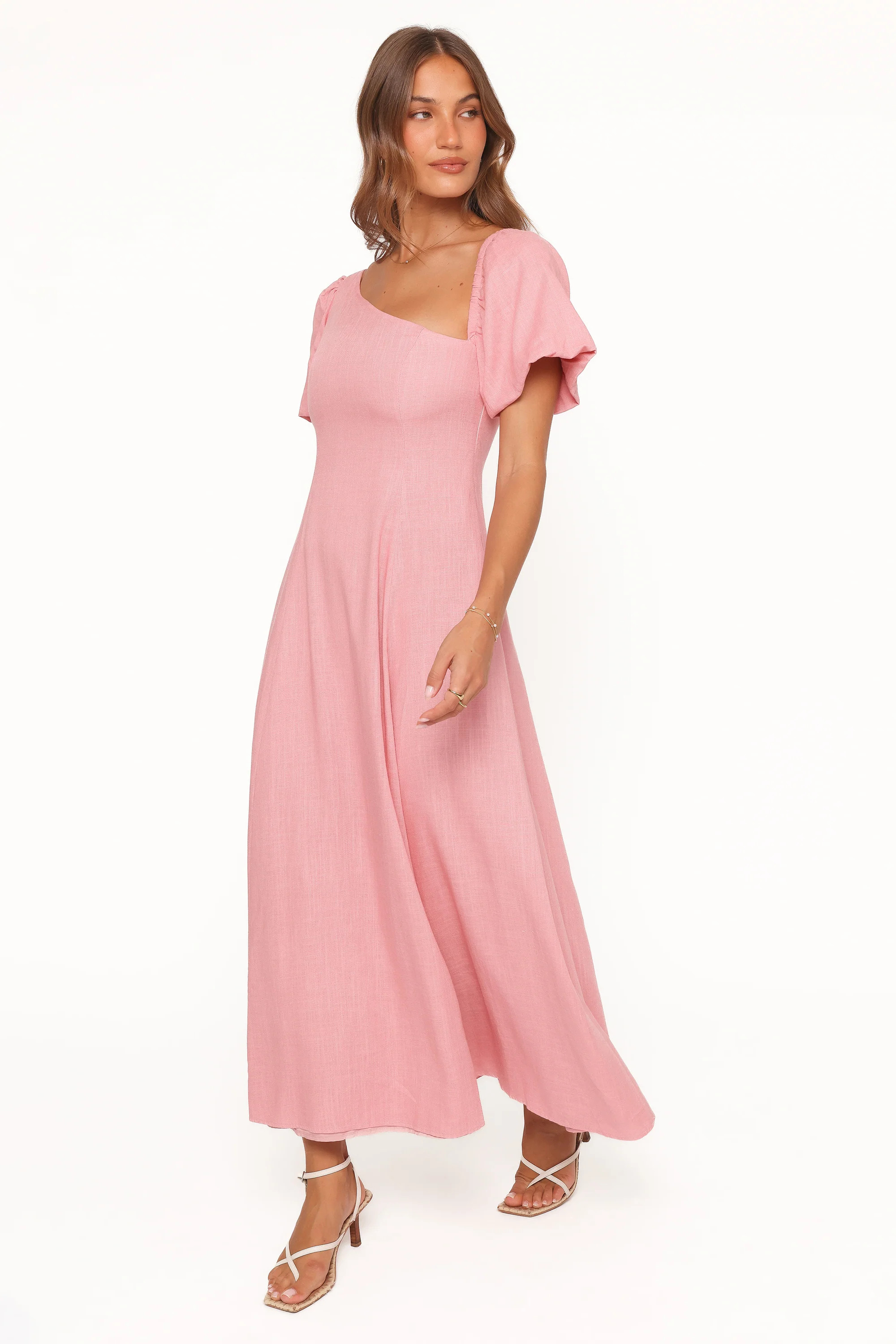 Franca Midi Dress - Pink | Petal & Pup (US)