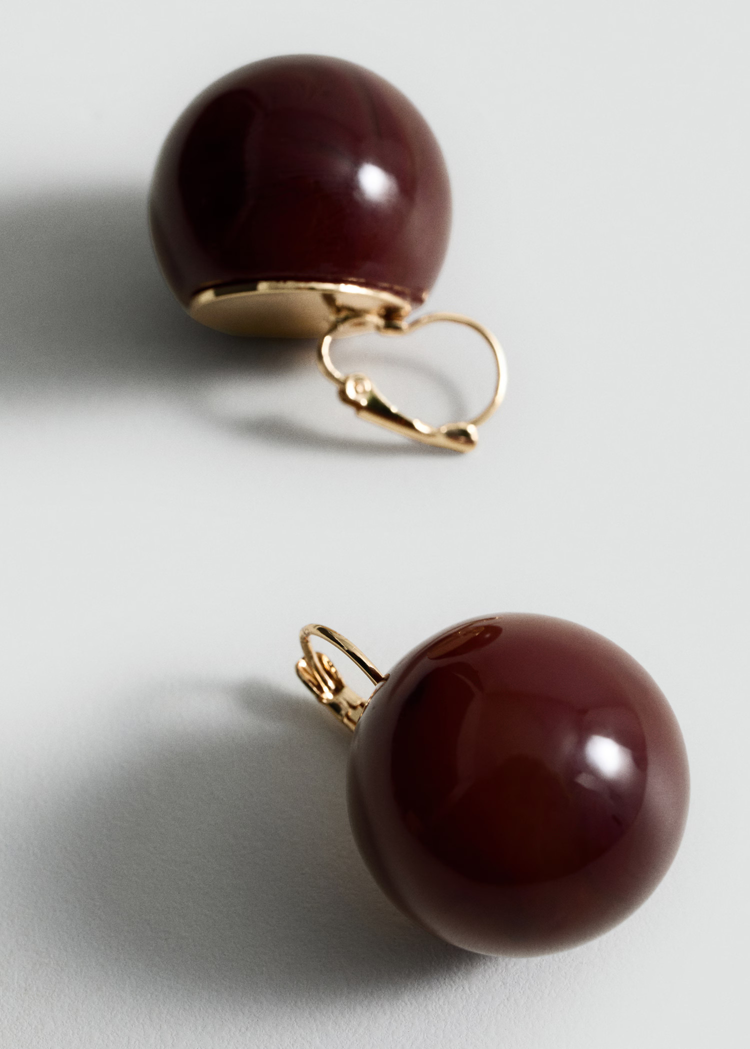 Resin ball earrings - Women | MANGO USA | Mango (US/MX/AU)
