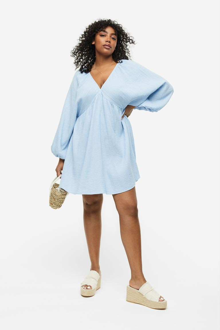 Voluminous Double-weave Dress | H&M (US + CA)