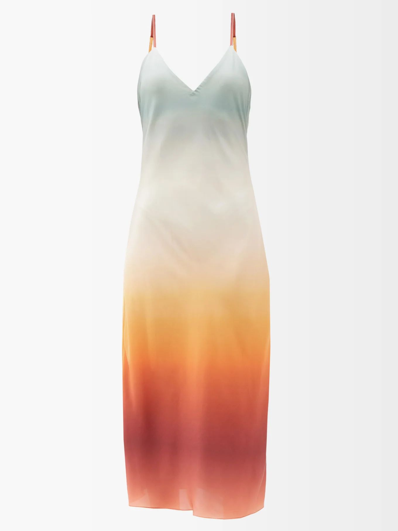 Bella Spice gradient-satin slip dress | Fe Noel | Matches (US)