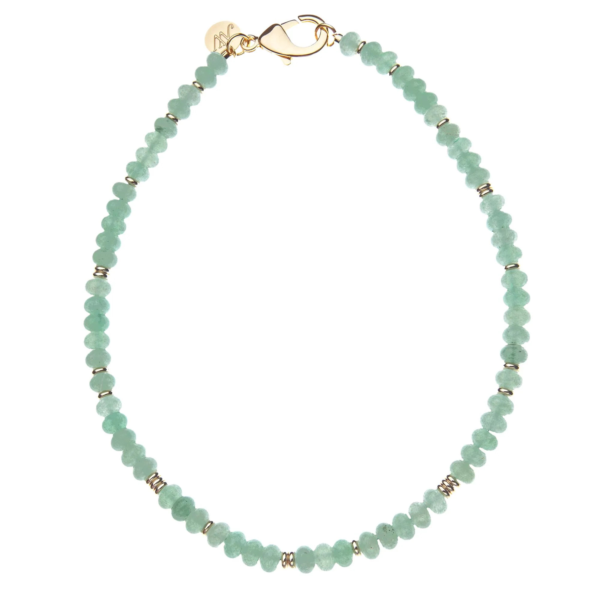 Gumdrop Beaded Necklace in Jade | Jane Win