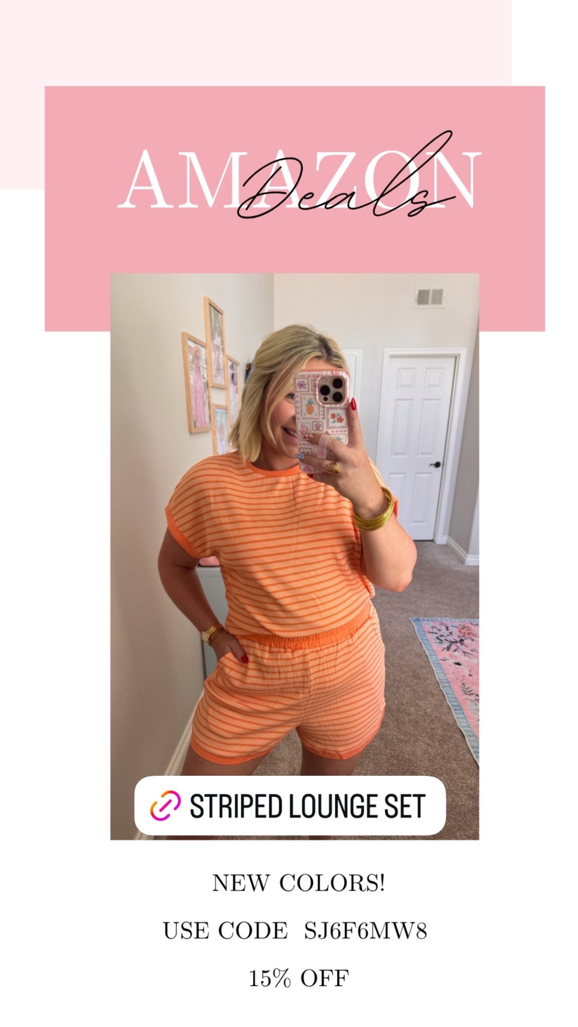 My comfy striped set is on deal!! 

#LTKSeasonal #LTKMidsize #LTKSaleAlert