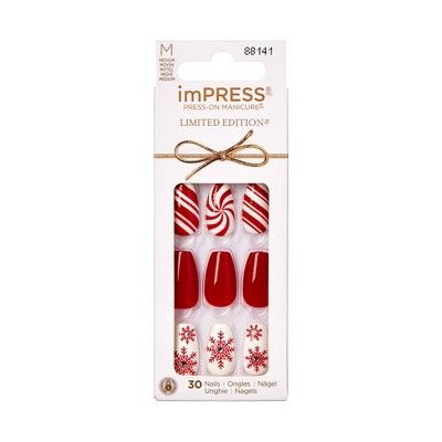 imPRESS Press-On Manicure Fake Nails - Tis the Season - 33ct | Target