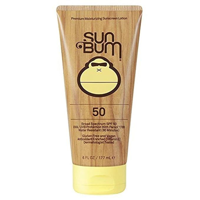 Sun Bum Original Moisturizing Sunscreen Lotion, Broad Spectrum SPF 50, 6 Fl Oz | Amazon (US)