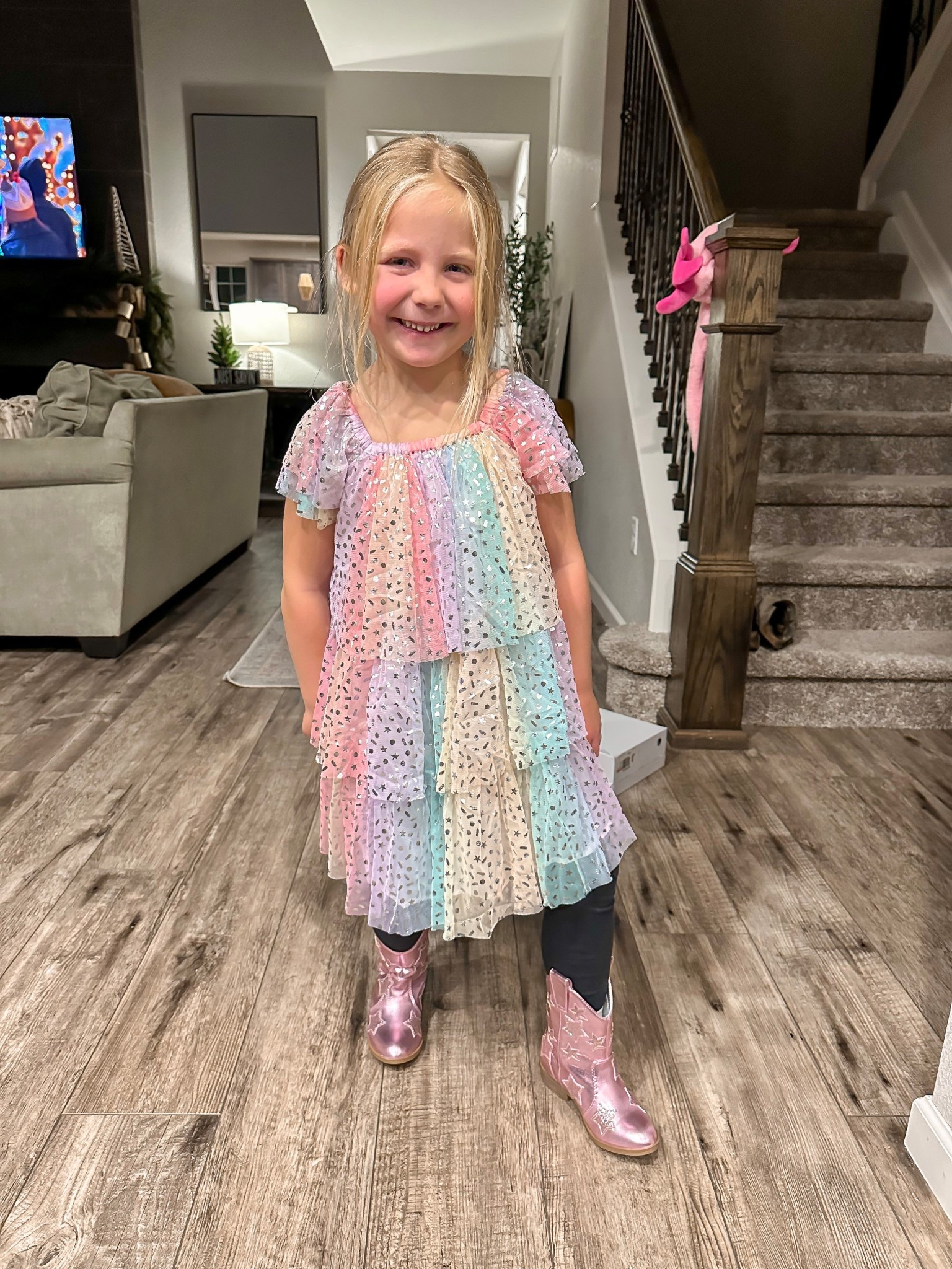 Trying on her bday outfit! 5 yrs old is a big deal 🎉
Linked US and 🇨🇦 (saved as similar items) 

#LTKHoliday #LTKKids