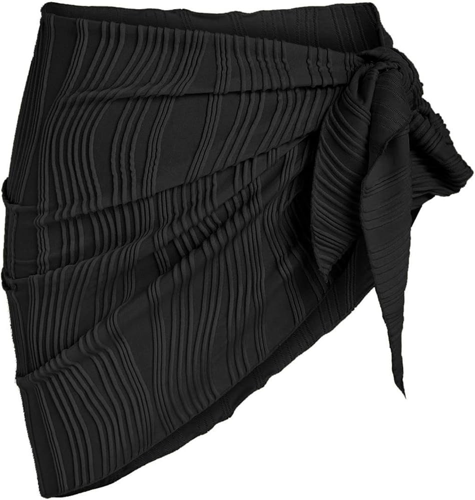 ZAFUL Women's Sarong Coverups Beach Wrap Sheer Bikini Wraps Chiffon Cover Ups for Swimwear | Amazon (US)