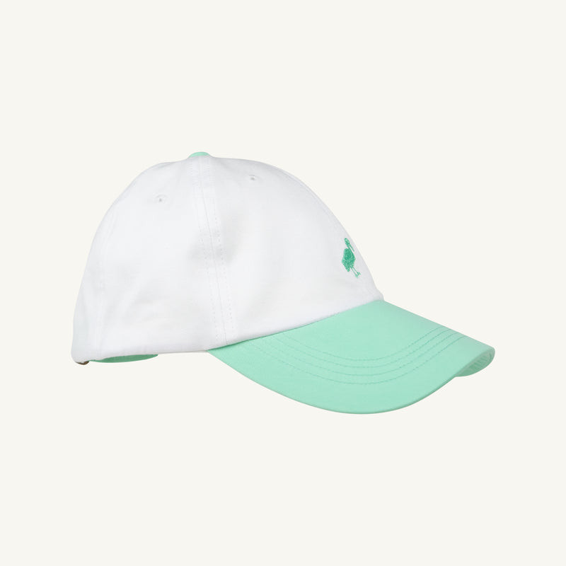 Covington Cap - Worth Avenue White with Grace Bay Green | Boys Hat | The Beaufort Bonnet Company