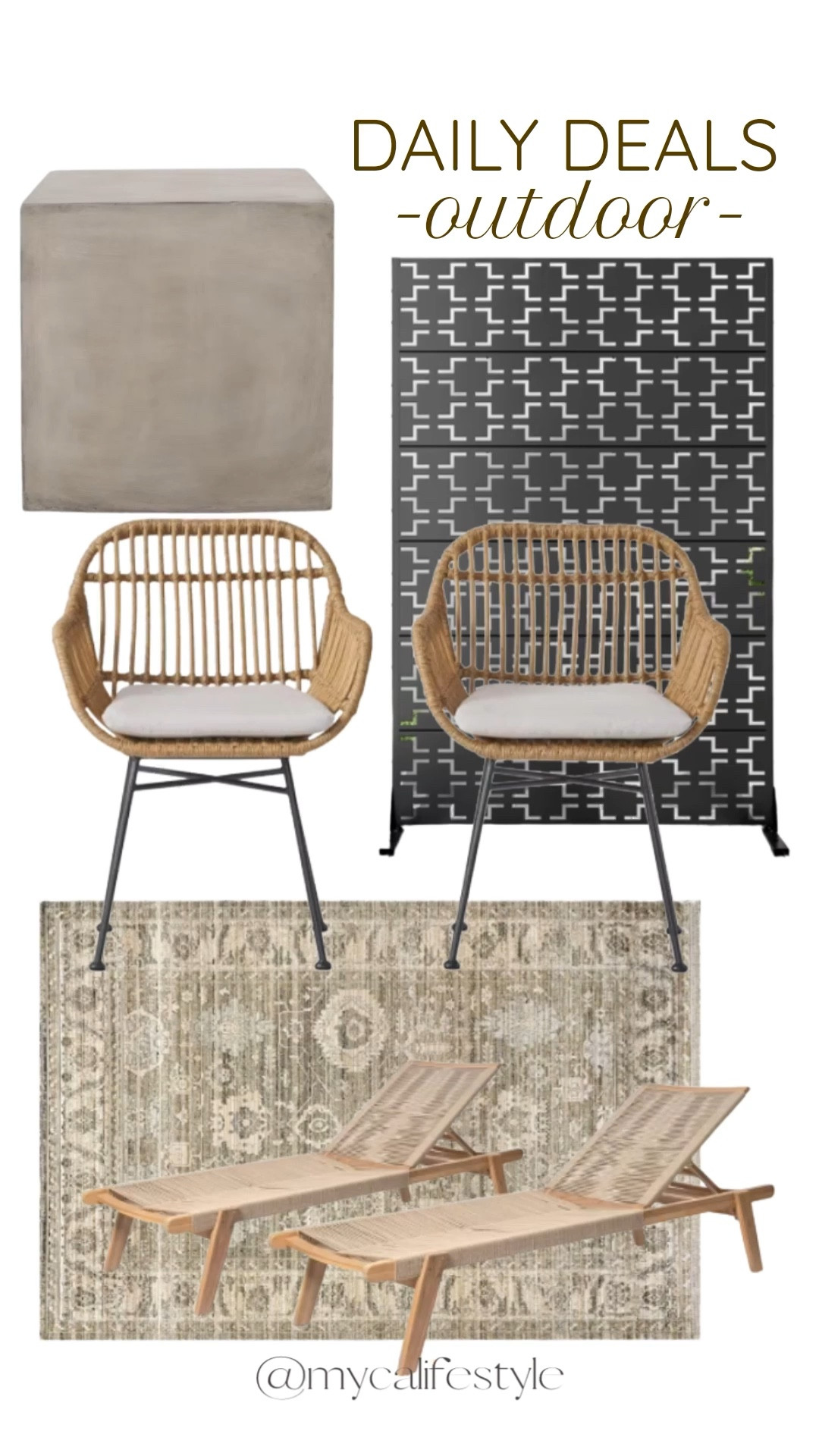 Outdoor deals - beautify your space for backyard entertaining through the end of summer. Privacy screen, outdoor rugs, chaise lounge and more on sale!

#LTKHome #LTKSeasonal #LTKSaleAlert