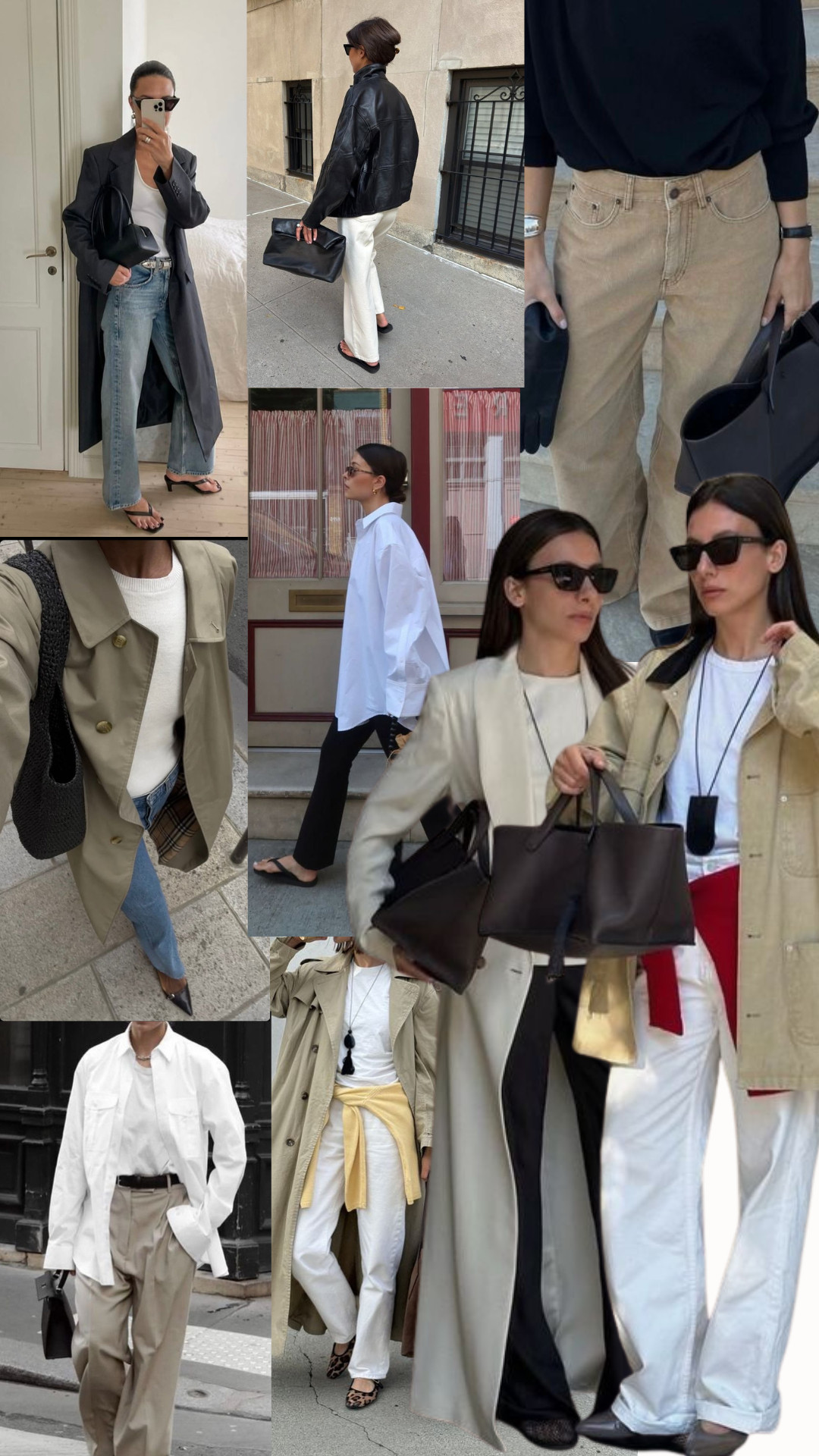 Spring layers 

lightweight trousers | knitwear | trench coat | elevated basics | ballet flats | silk trousers 

 #LTKFashionMonth #LTKspring #LTKstyletip