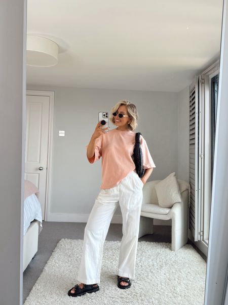 Saturday spring summer outfit idea! Styling my fave Uniqlo Tee for everyday! I wear a size S in the women’s & XS in the men’s #ThisIsMyBestT #LTKxUNIQLO 

#LTKstyletip #LTKeurope #LTKsummer