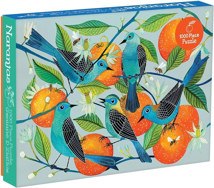 Amazon.com: Galison Naranjas Puzzle, 1,000 Piece Puzzle, 20”x27”, Fun and Challenging, Gorgeo... | Amazon (US)