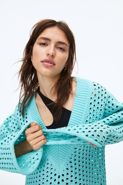 Hole-knit dress | H&M (UK, MY, IN, SG, PH, TW, HK)