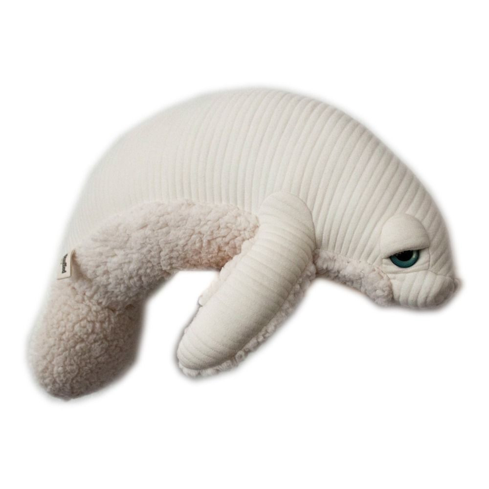 Peluche géante lamantin Albino 48 cm | Blanc | Smallable
