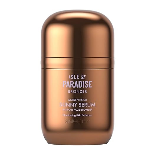 Isle of Paradise Sunny Serum Bronzing Serum – Instantly Illuminating Liquid Face Bronzer with N... | Amazon (US)