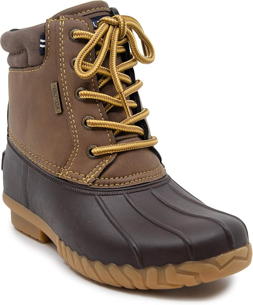 Nautica Kids Boys & Girls Duck Boots Kids Waterproof Rain Snow Boots Insulated Winter Boots (Todd... | Amazon (US)
