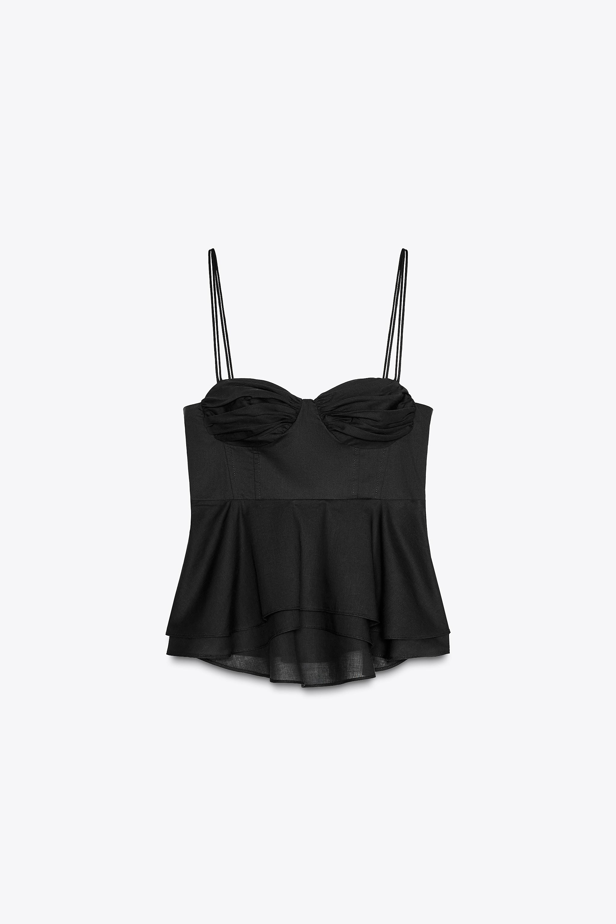 ZW COLLECTION BUSTIER TOP | Zara US