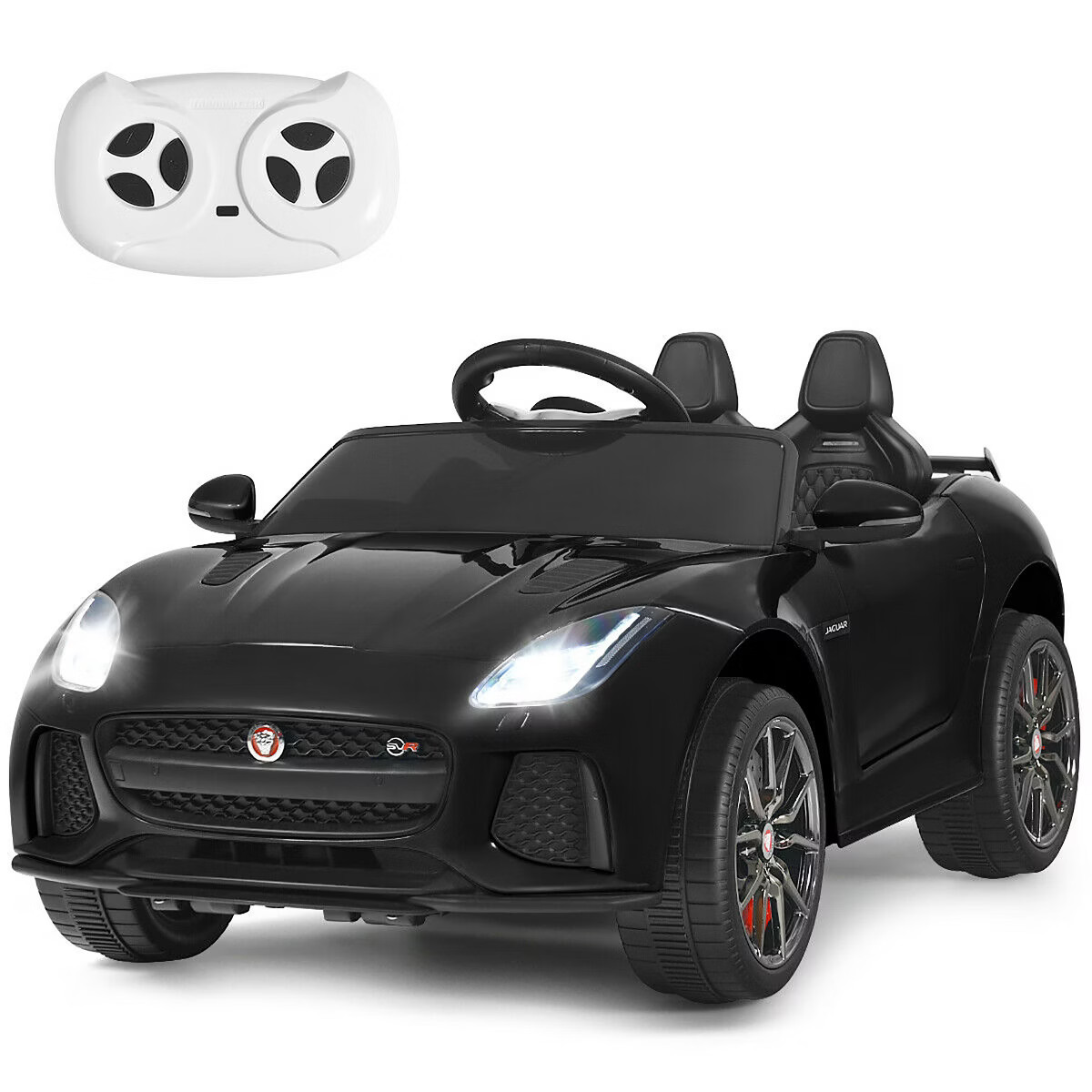 Costway 12V Jaguar F-Type SVR Licensed Kids Ride On Car Motorized Vehicle w/ MP3  Navy | Target