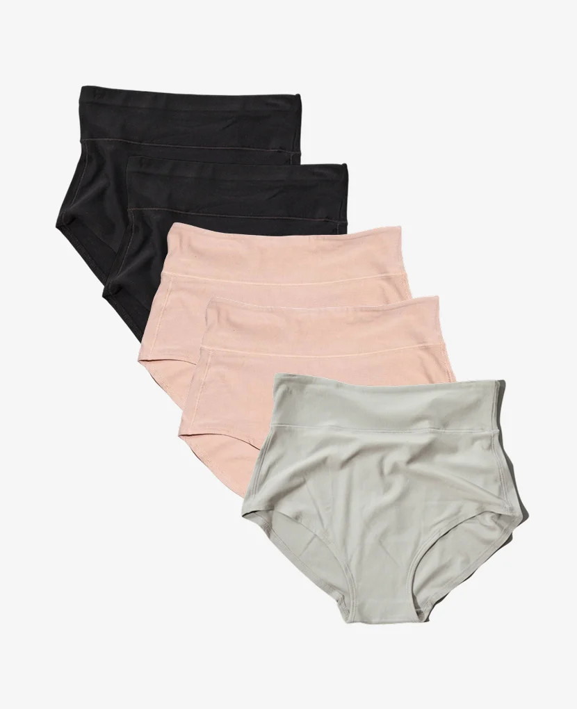 Bodily All-In Panty Multi Pack for Postpartum & C-Sections | Bodily