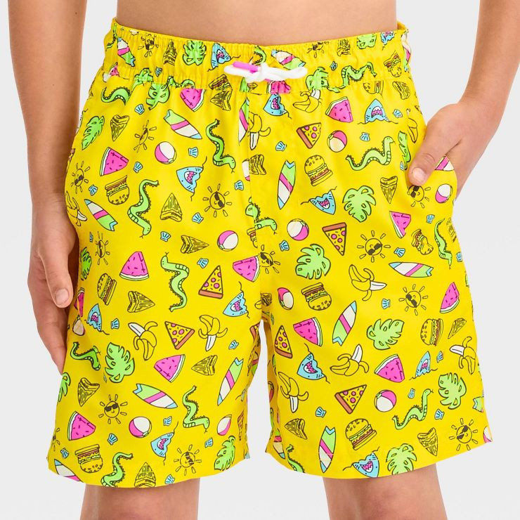 Boys' Animal Icon Swim Shorts - Cat & Jack™ | Target