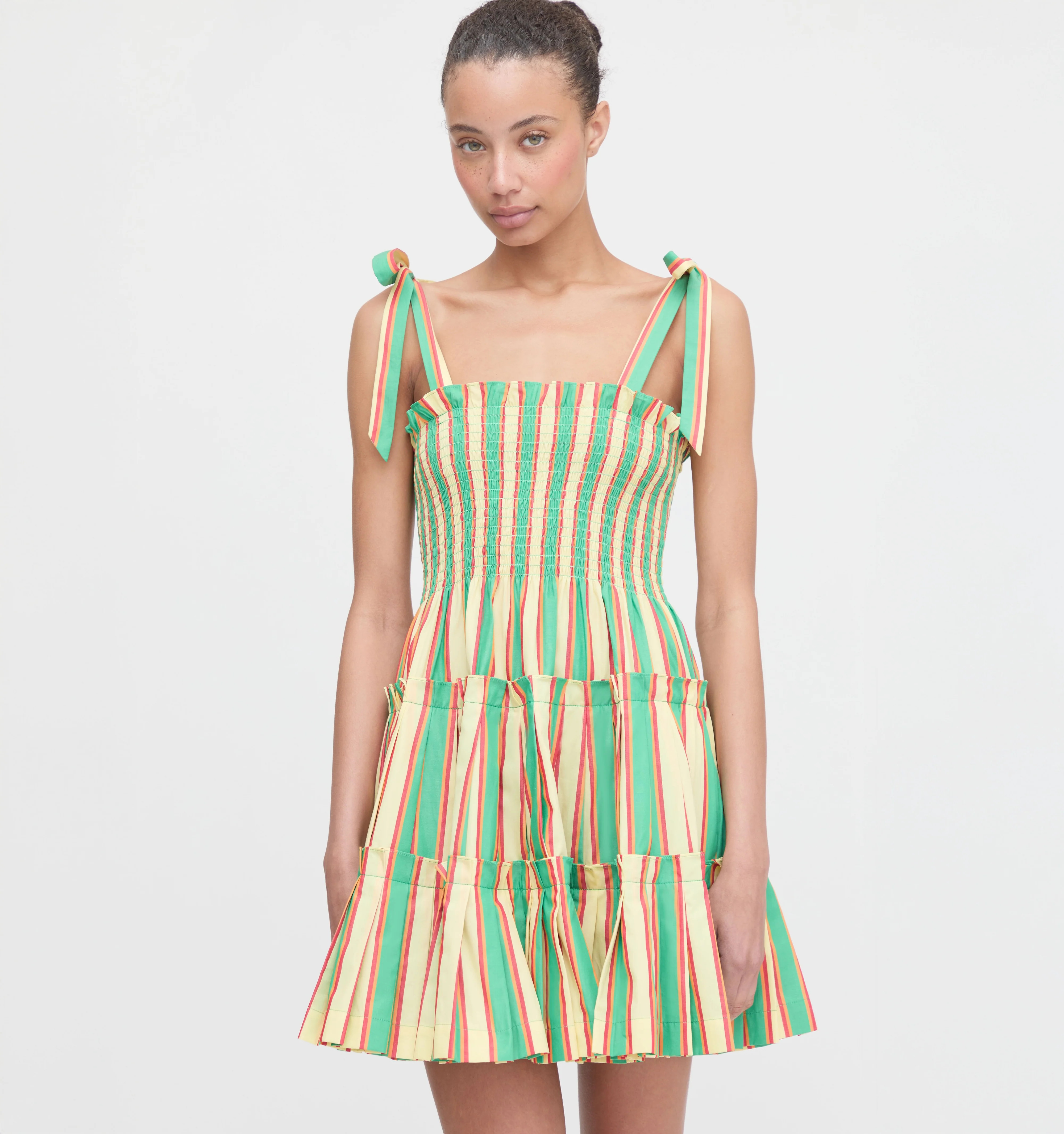 The Ribbon Charlotte Nap Dress - Rockhouse Stripe | Hill House Home US