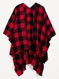 Flannel Poncho Scarf for Women | Old Navy (US)