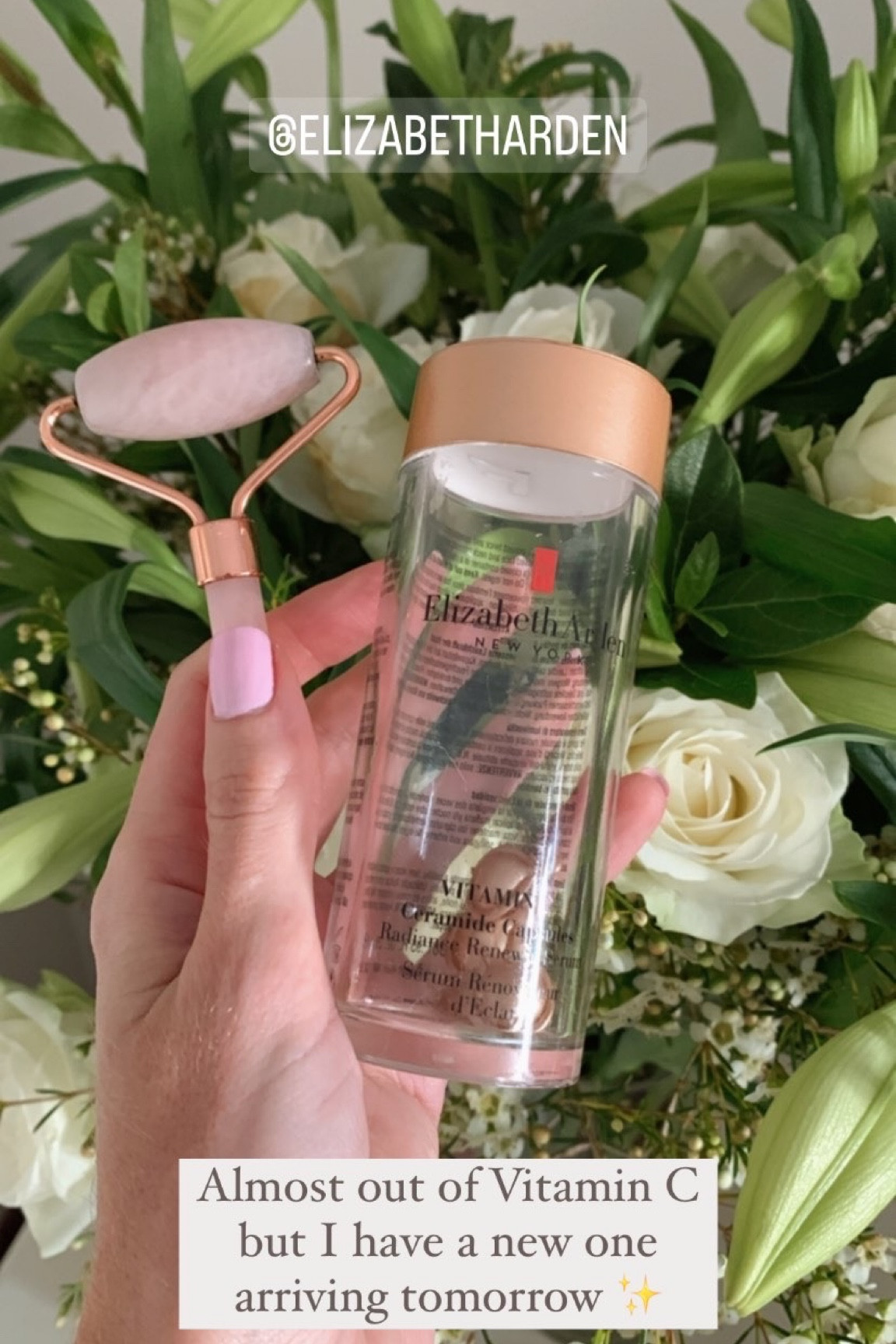 Elizabeth Arden Vitamin C ceramide capsule face serum.

#LTKeurope #LTKbeauty #LTKSeasonal