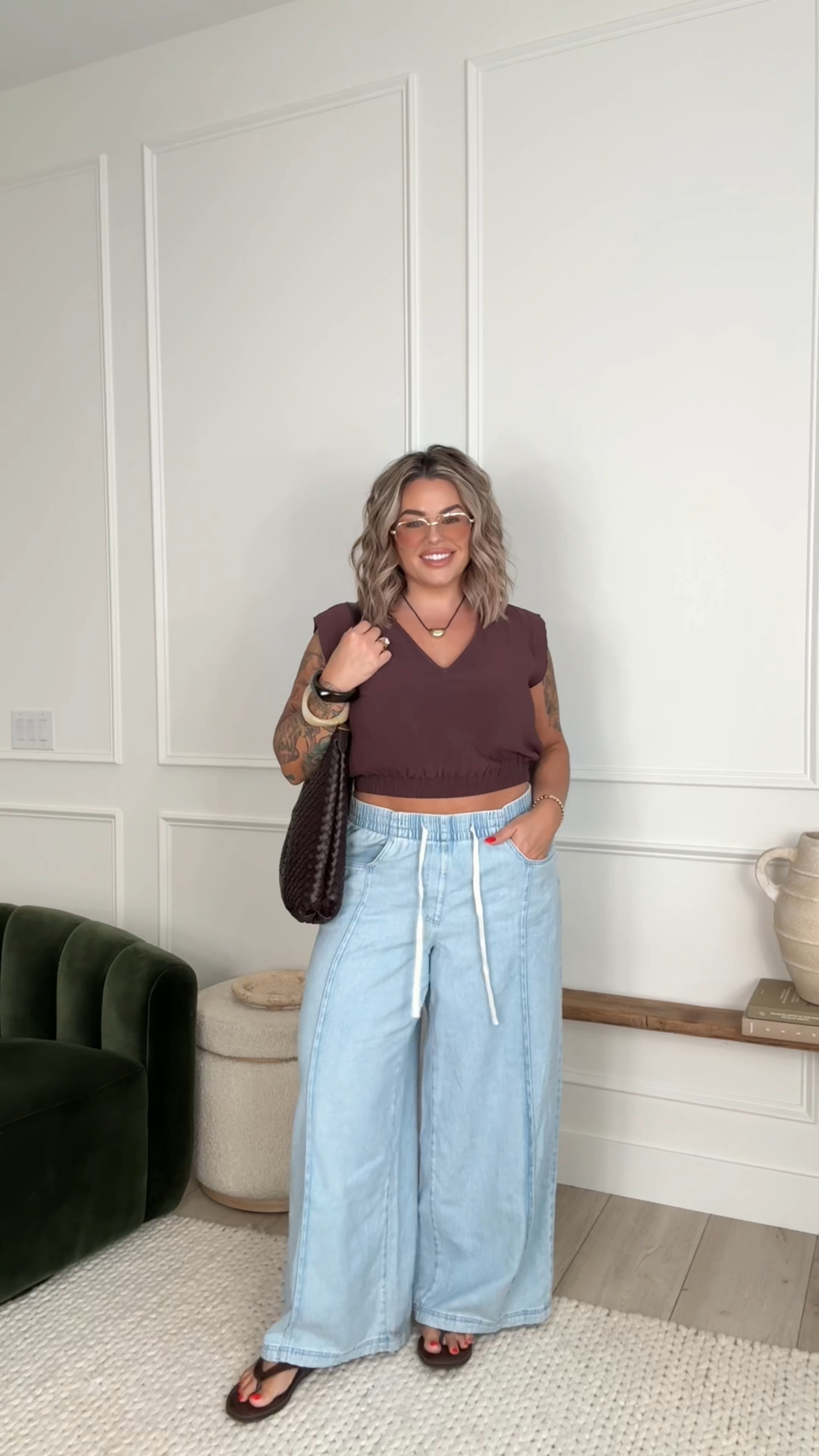 Top L 
Jeans L 
Sandals tts 
#target #amazon 

#LTKStyleTip #LTKFindsUnder50 #LTKSaleAlert