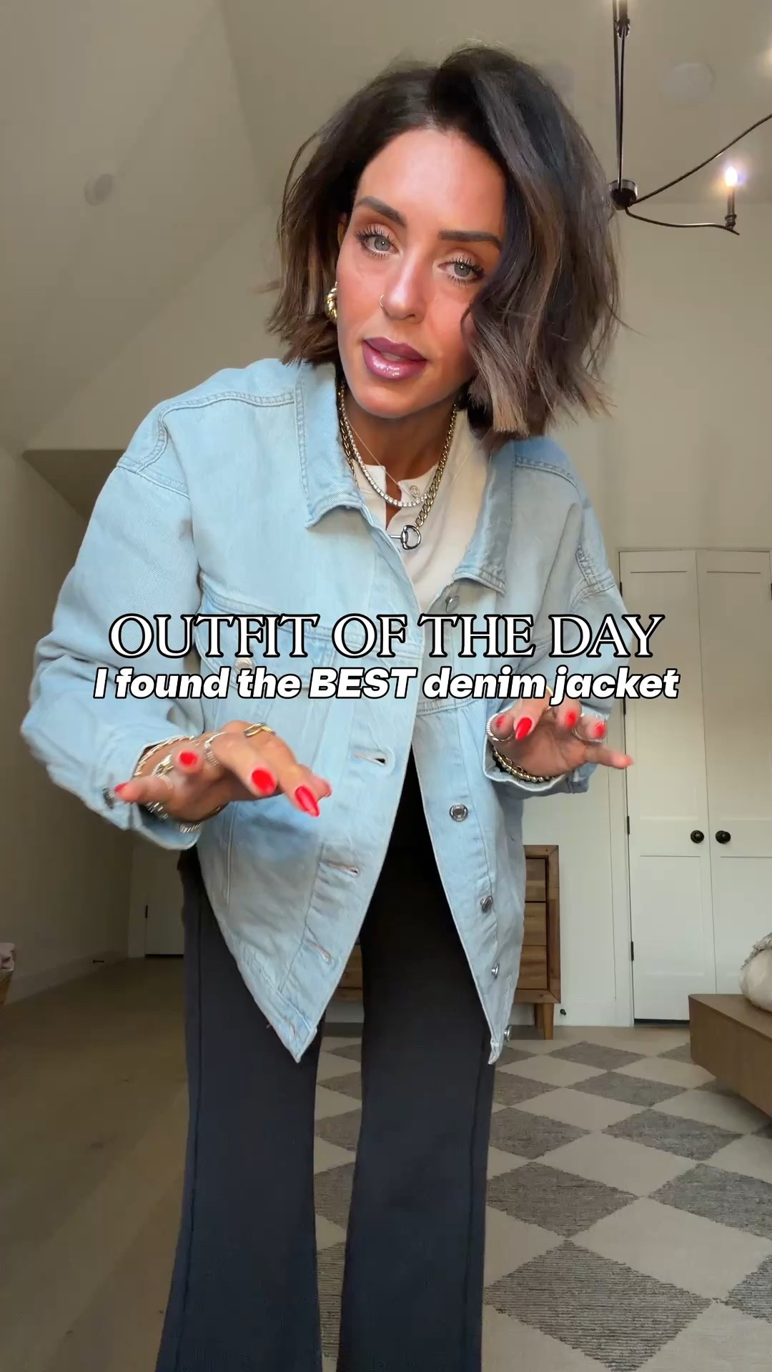OOTD - Walmart denim jacket - sized up to a L for that free people loose fit
Shirt - size S
Pants - size M
Shoes - run TTS

#LTKdayinmylife #LTKSaleAlert #LTKootd