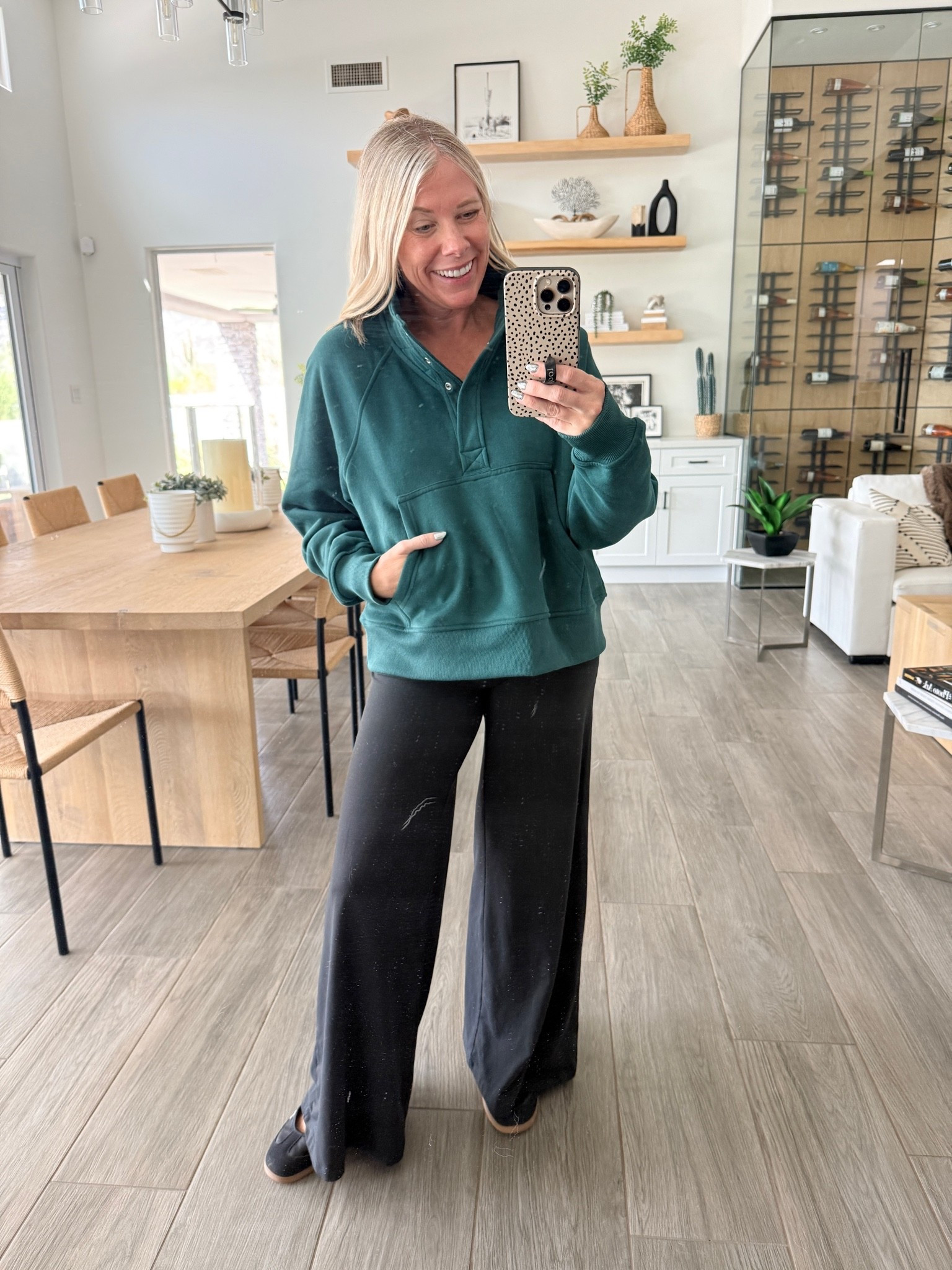 Size XS vuori pants and a medium hoodie. I sized up for comfort. Sneakers tts

#LTKmomlife #LTKootd #LTKOver40