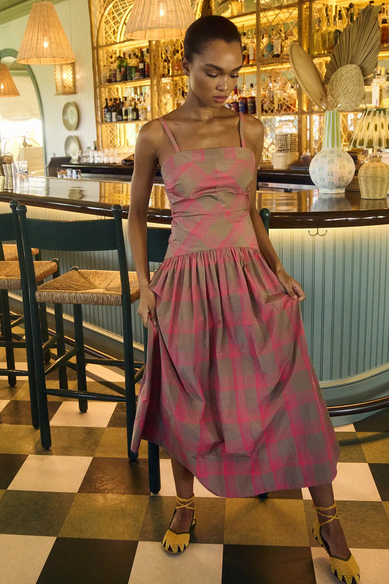 Newberry Dress | Drop Waist Midi Dress | Hunter Bell | Hunter Bell