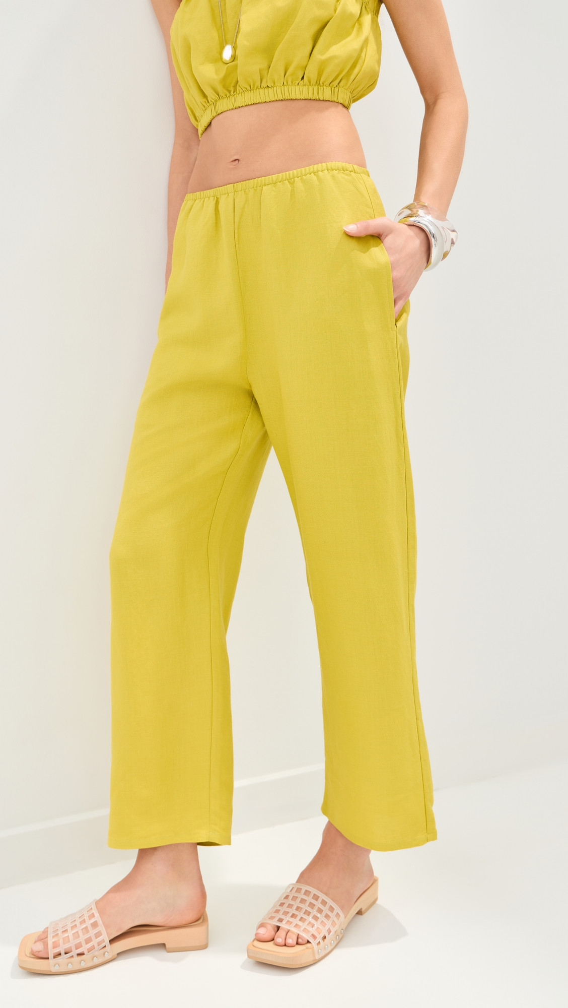 LE BOP Kelsey Pants Warm Olive S | Shopbop