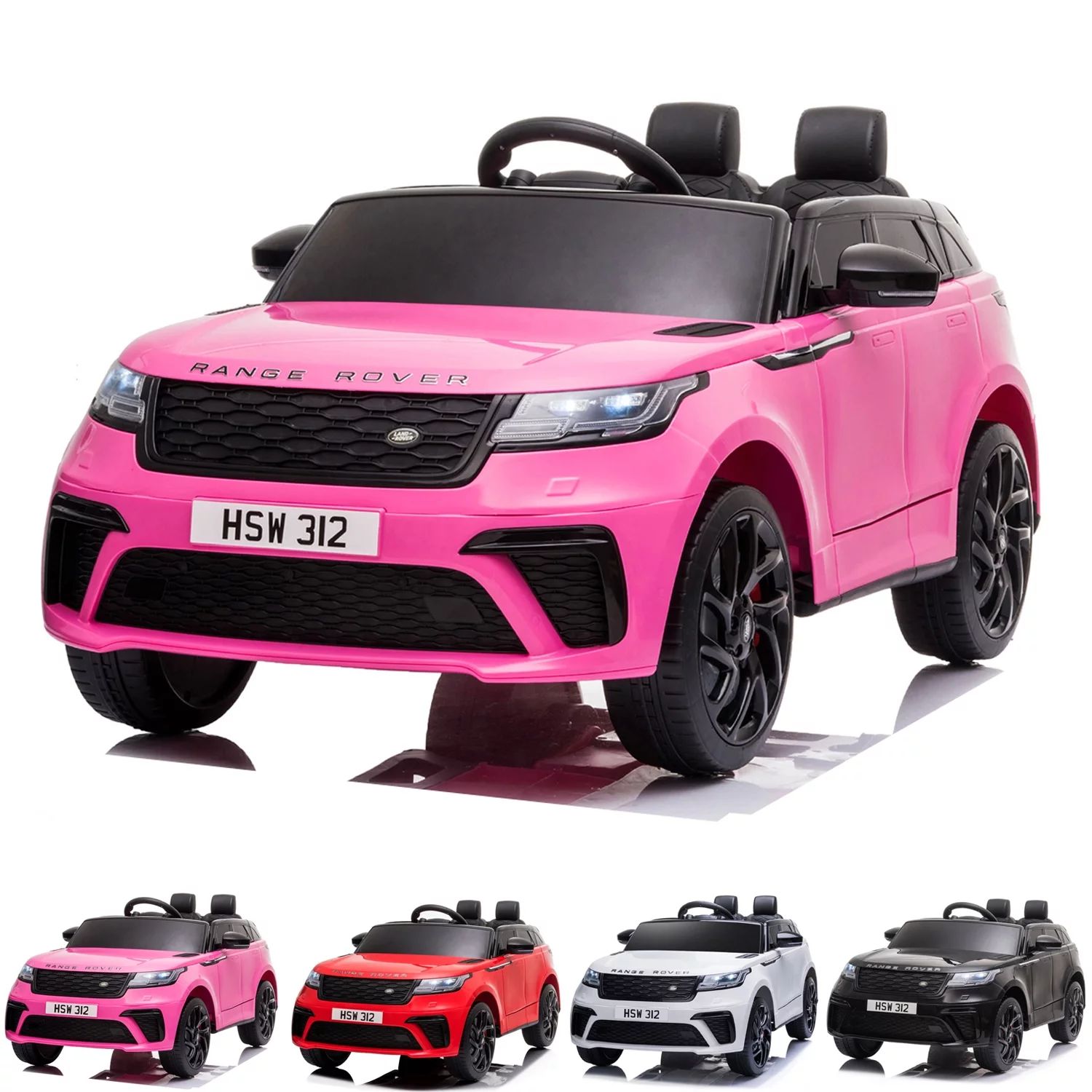 Cfowner 12V Licensed Land Rover Kids Ride On Truck Car with Remote Control Electric Battery Power... | Walmart (US)