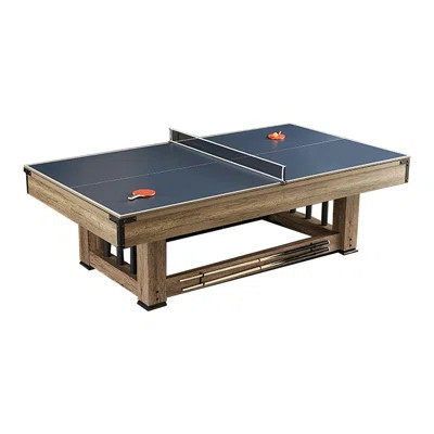 Rectangular Manufactured Wood+Lint Multi Game Table | Wayfair North America