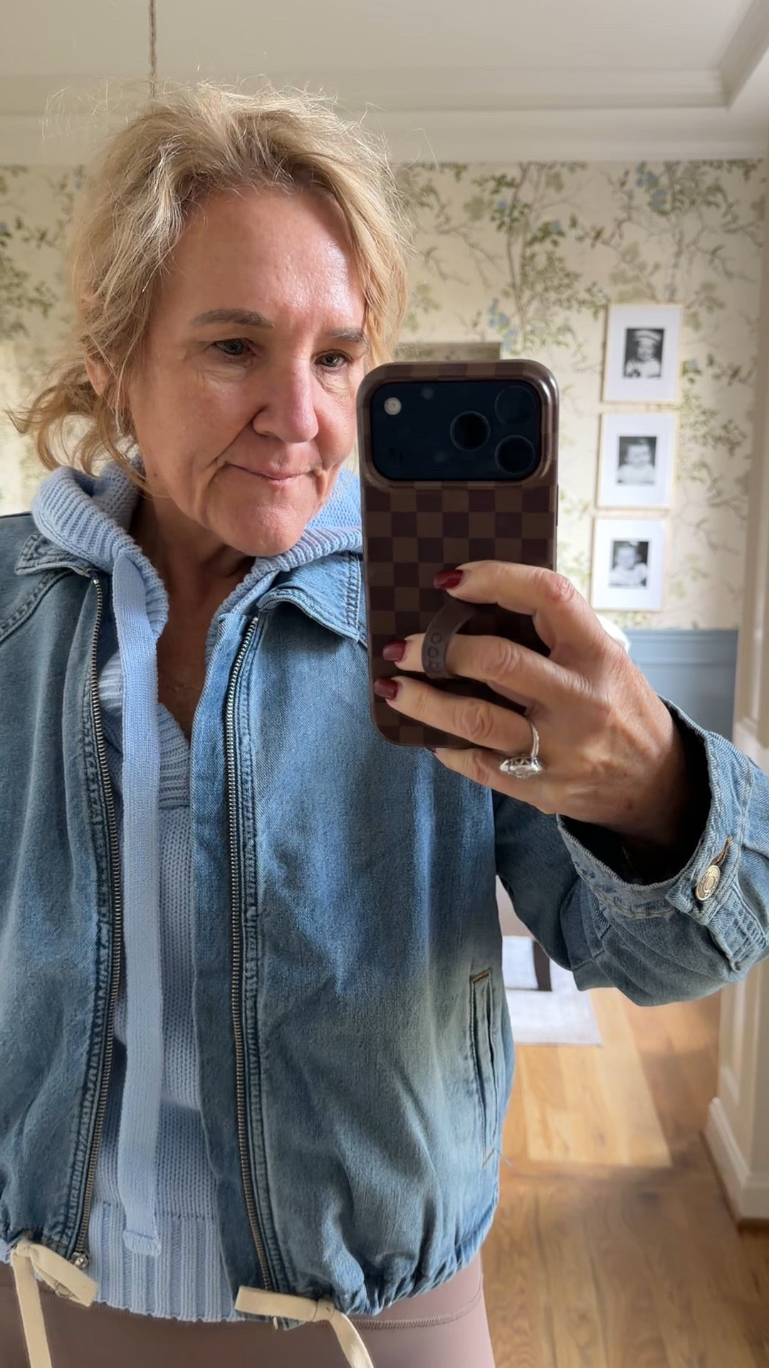 New Walmart! 
Cute denim bomber jacket size medium 
I’m all in size medium. Definitely check them out  

#LTKFindsUnder50 #LTKOver40 #LTKmomlife