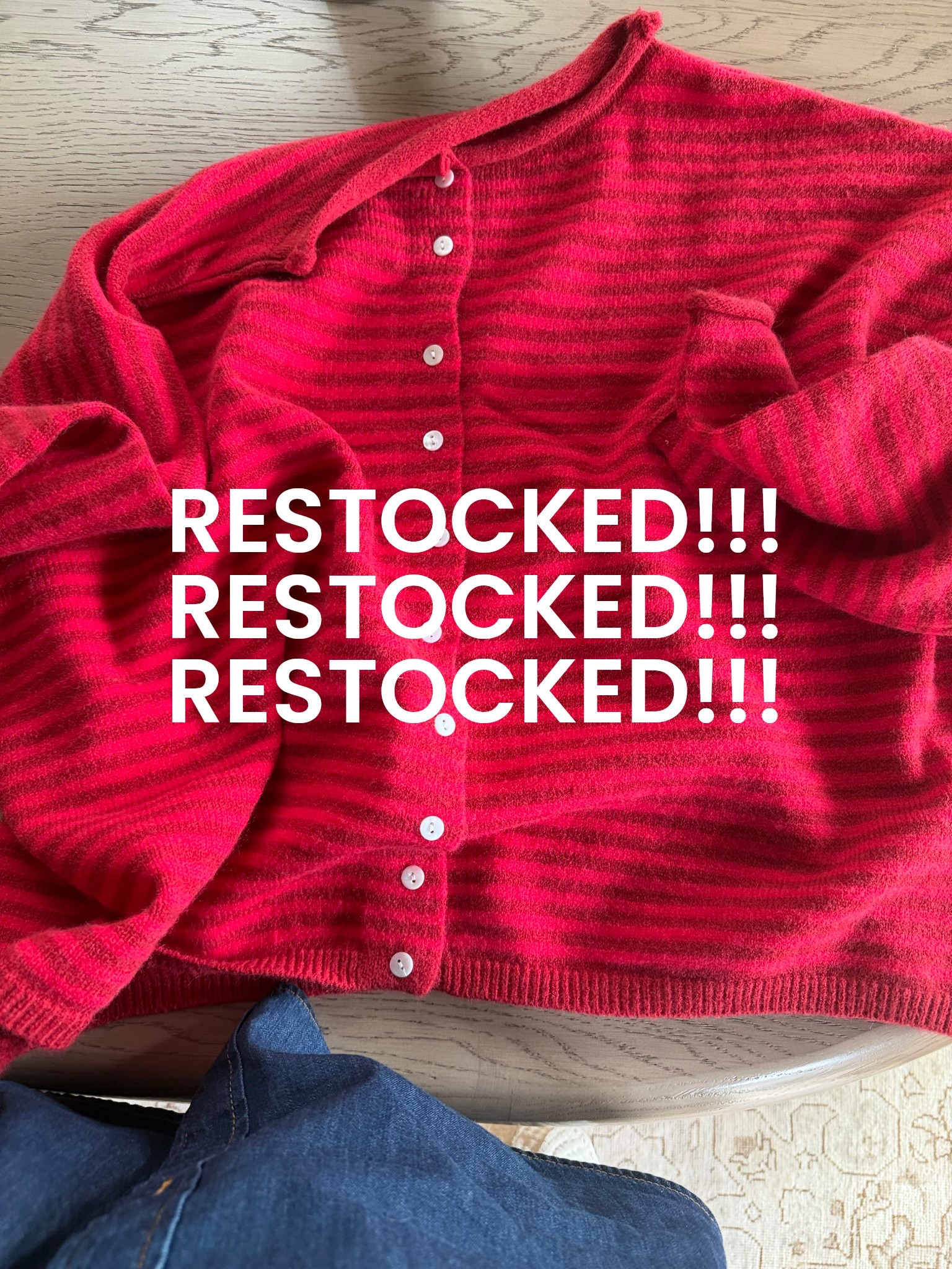 Shared this fun sweater last weekend and it sold out but now it’s BACK!!✨

Size: xxl

Dressupbuttercup.com #dressupbuttercup #dederaad


#LTKmomlife #LTKootd