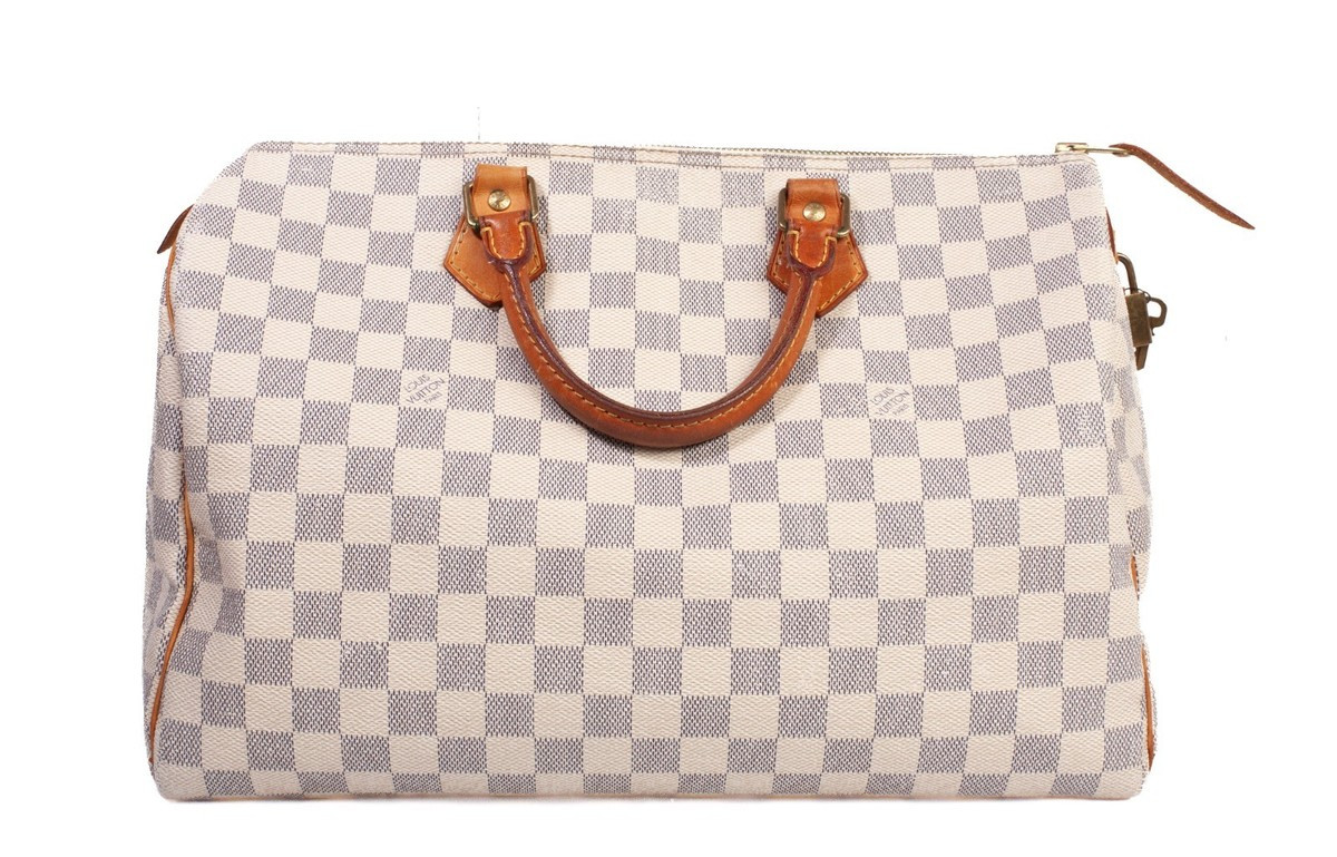 Authentic Louis Vuitton Damier Azur Canvas Speedy 35 Handbag | eBay | eBay US