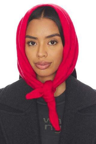 Free People Essential Triangle Scarf in Red from Revolve.com | Revolve Clothing (Global)