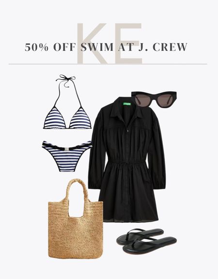 50% off swim at J. Crew - perfect time to stock up for summer or for any vacations you may have planned!

#LTKSeasonal #LTKswim #LTKsalealert