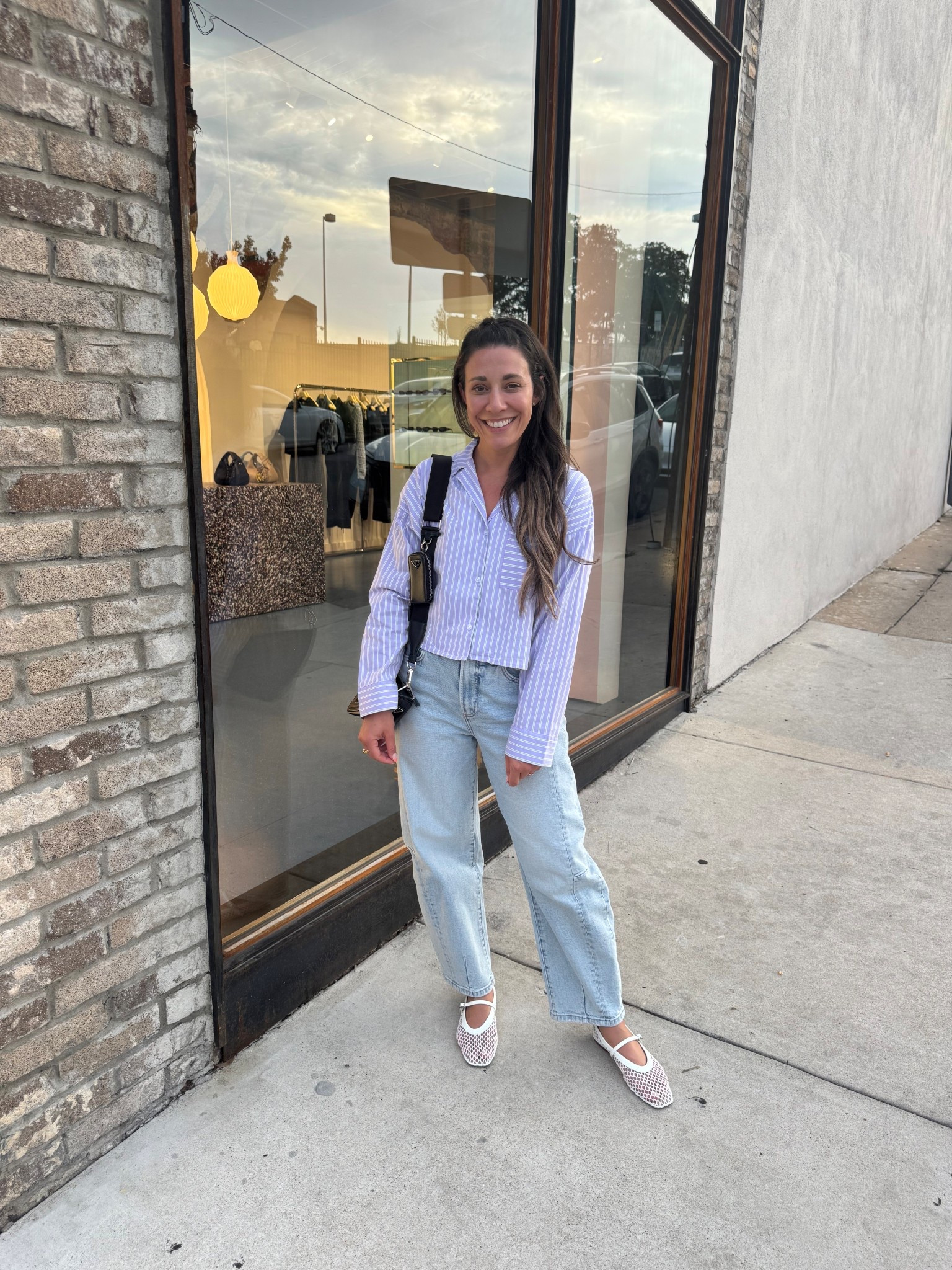 Got this shirt from the Nordstrom sale! Realized it was a pajama top 🤯 What a win- a shirt you can wear out and also doubles as pajamas 🤣🤣🙏🙏 
Oh and these jeans are my new favorites!! Love the shape of them 

#LTKSaleAlert #LTKPetite #LTKFindsUnder100