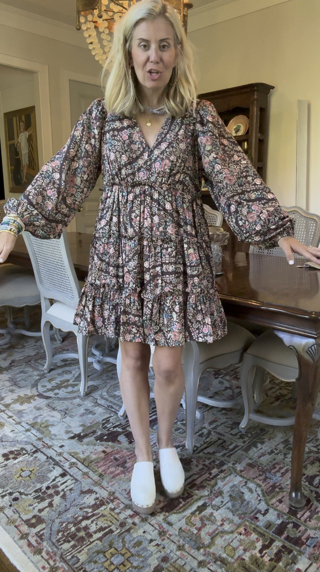 This is sooo good!! I am obsessed with this dress for Thanksgiving day and all things fall!

I am in a size small in the dress and size 8 in the shoe. 

#LTKStyleTip #LTKHoliday #LTKSeasonal