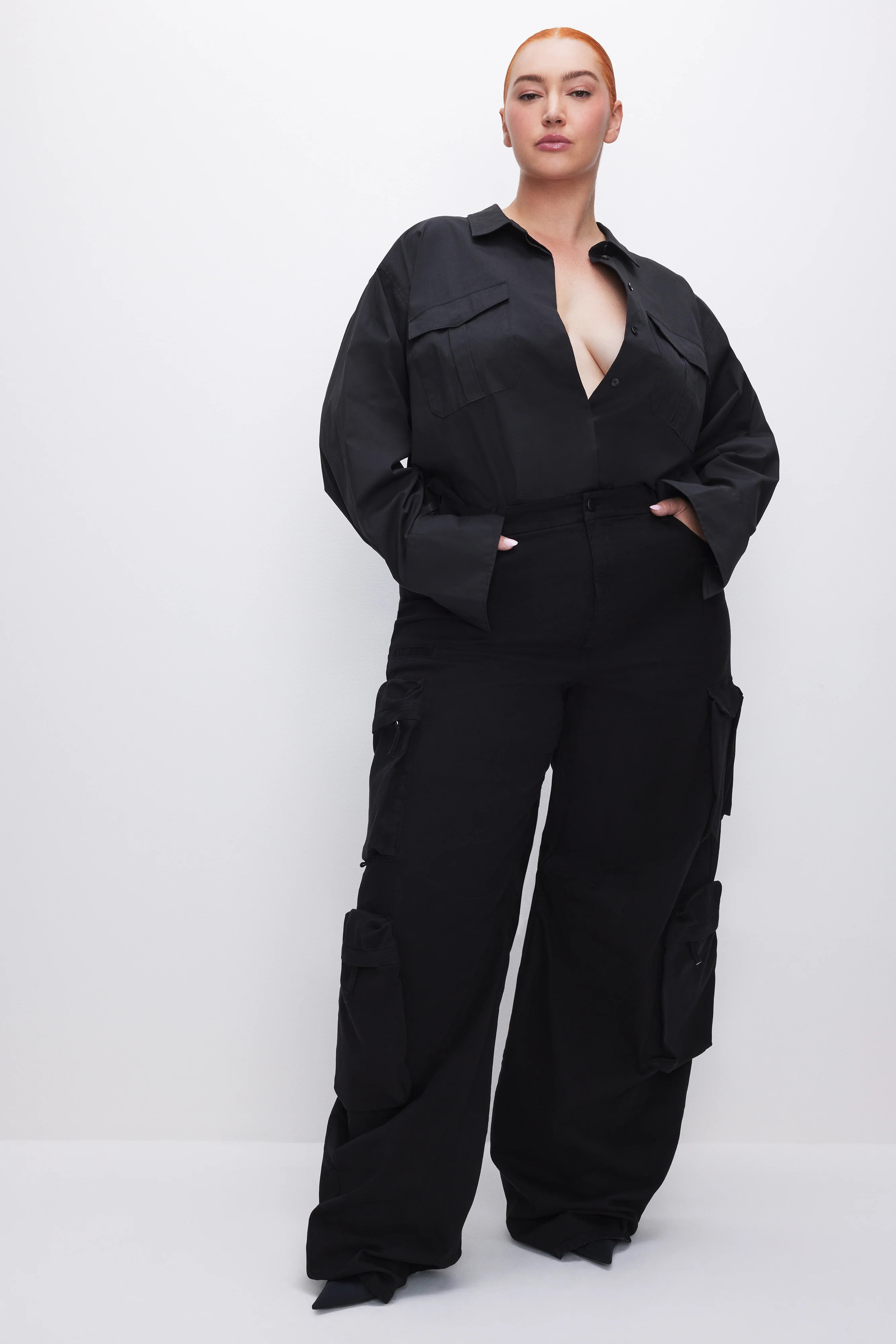 TWILL CARGO PANTS | Good American