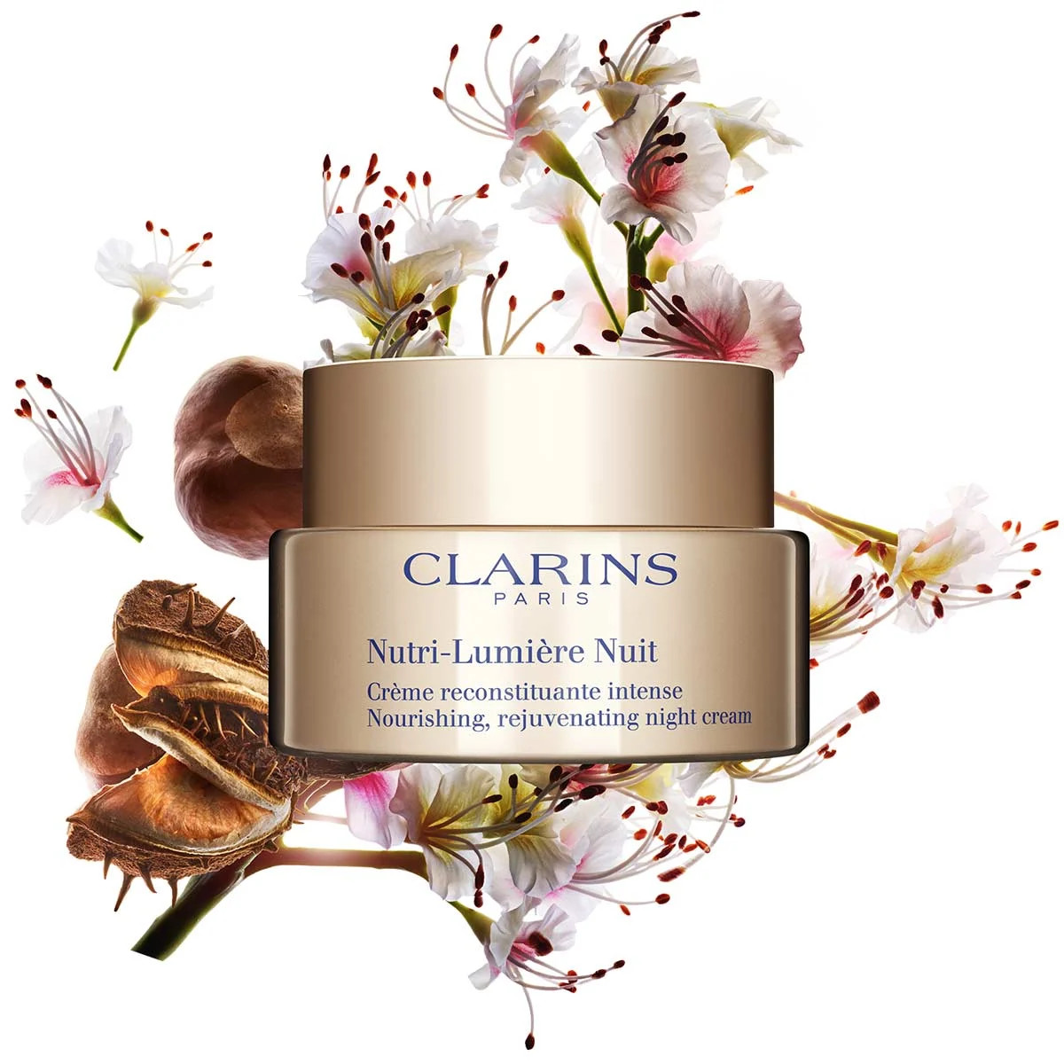 Nutri-Lumi\u00e8re Night Cream - Anti-Aging + Nourishing Night Moisturizer for Mature Skin | Clarins USA