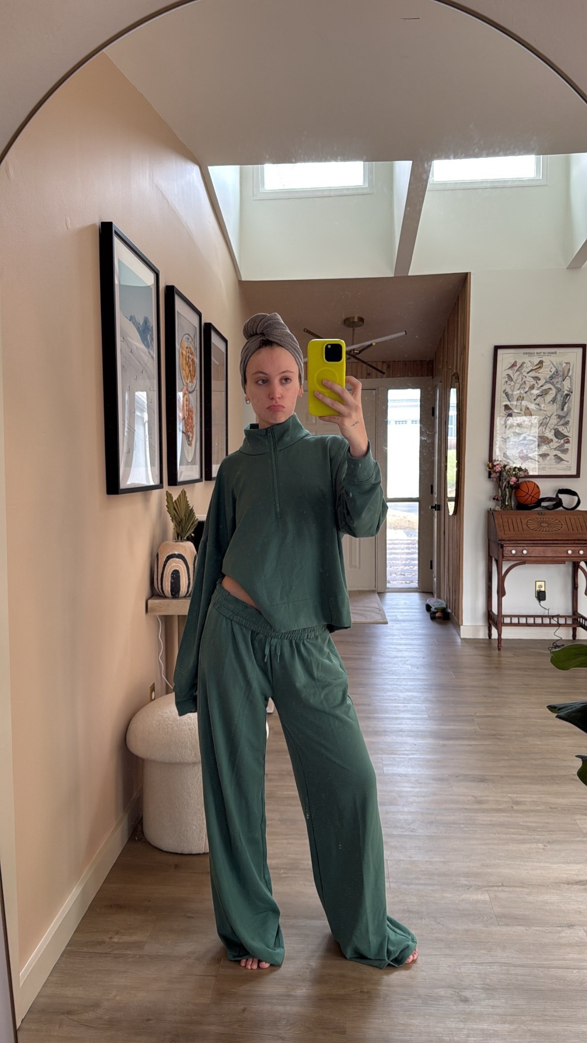 u know I love a lounge set I can’t help it 
pants are medium (could’ve gone small), and zip is also medium