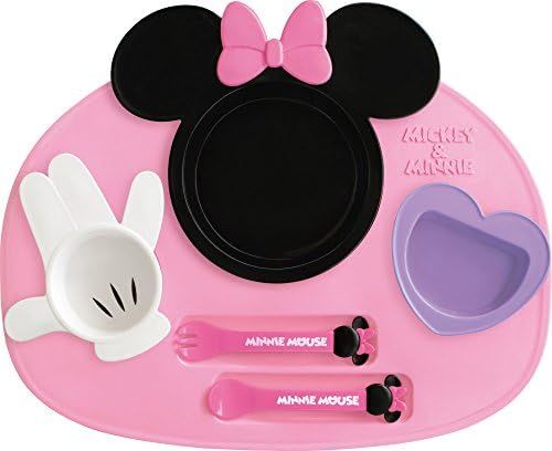 Nishiki Kasei [Meal Is Fun] Minnie Mouse Icon Lunch Plate | Amazon (US)